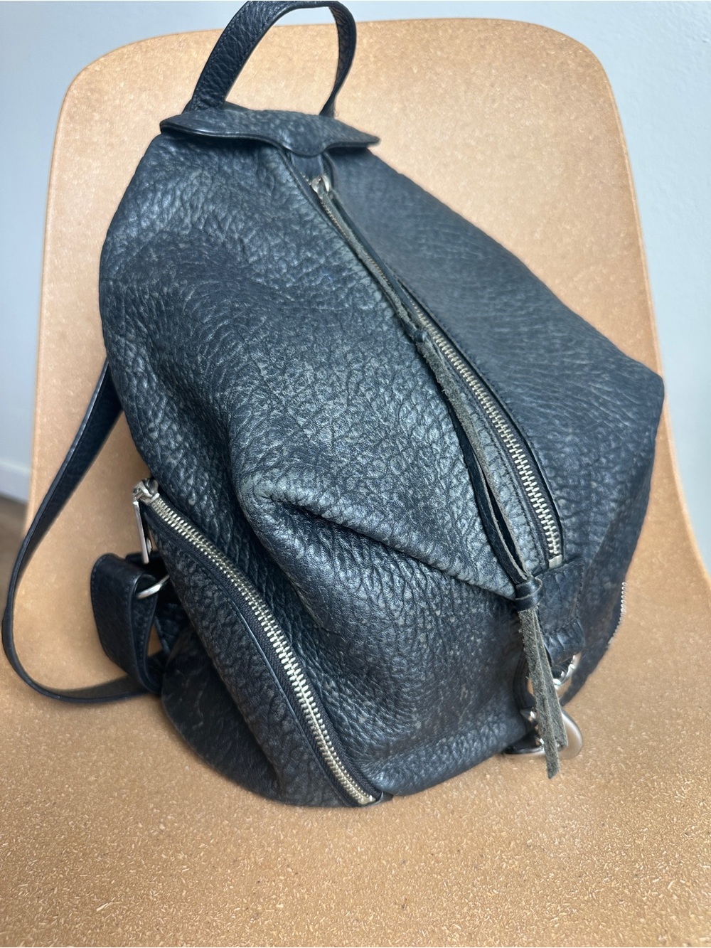 Rebecca Minkoff Black Julian Backpack - Picture 5 of 12